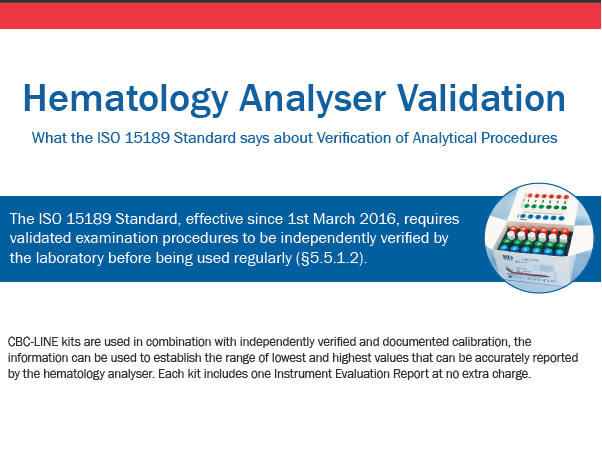 R&D Hematology Validation